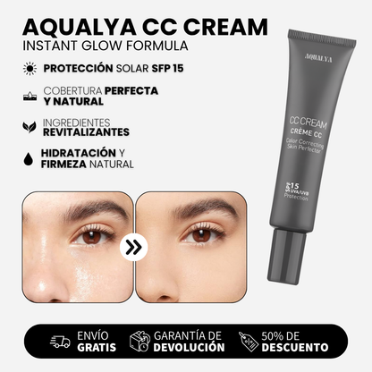 AQUALYA GlowFix CC CREAM –  Ilumina y unifica tu piel en segundos