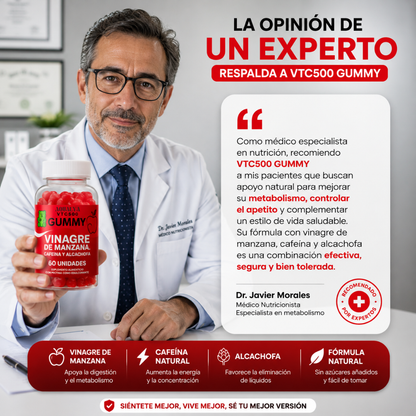 VTC500 GUMMY™ - MENOS ANTOJOS, MÁS RESULTADOS