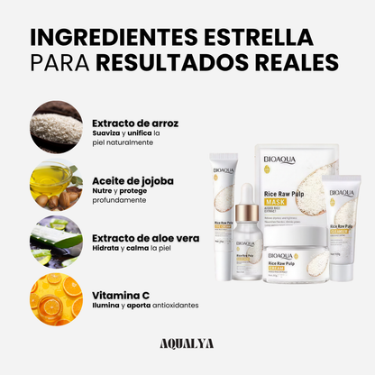 AQUALYA RICE SKIN RITUAL - El secreto de una piel suave luminosa y perfecta