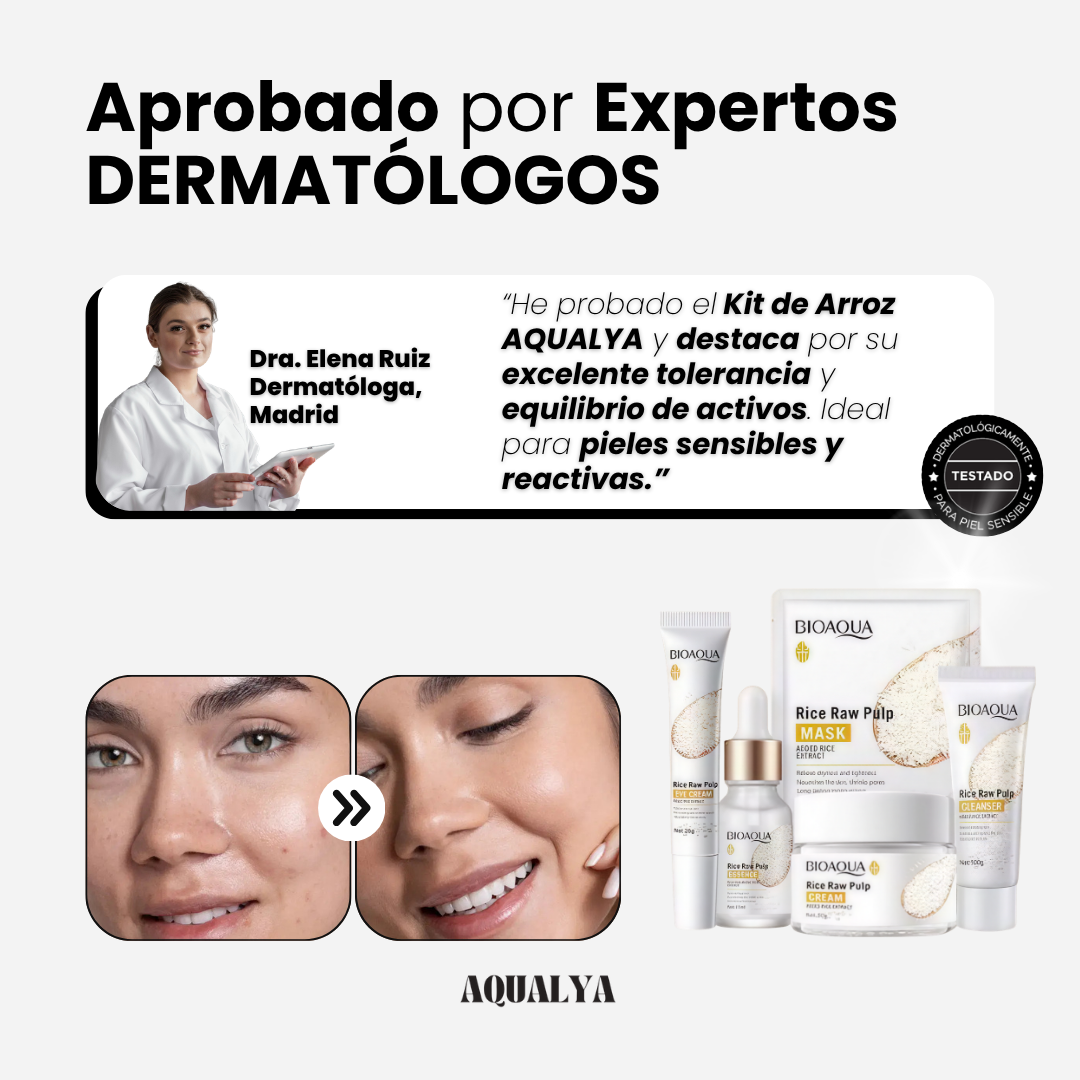 AQUALYA RICE SKIN RITUAL - El secreto de una piel suave luminosa y perfecta