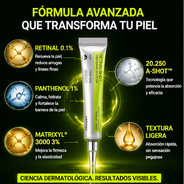 Celimax Retinal Shot-Una Noche lo Cambia Todo