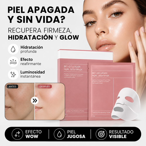BIO-COLLAGEN - No es una mascarilla más. Es colágeno puro en forma de gel (pack 5 ud)