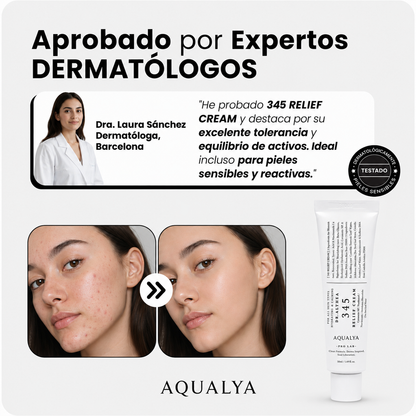 345 RELIEF CREAM ANTI ACNÉ - La crema que calma, repara y transforma tu piel en el primer uso