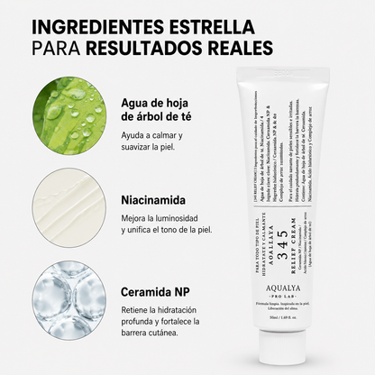 345 RELIEF CREAM ANTI ACNÉ - La crema que calma, repara y transforma tu piel en el primer uso