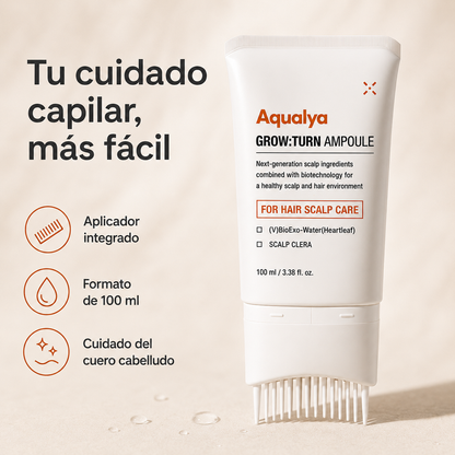 AQUALYA SERUM CAPILAR COREANO - Cabello más fuerte desde la raíz.