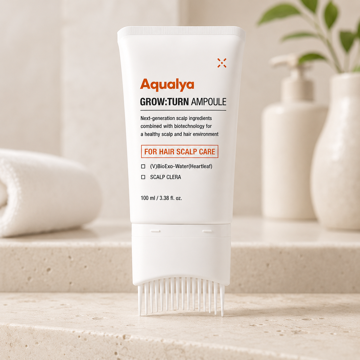 AQUALYA SERUM CAPILAR COREANO - Cabello más fuerte desde la raíz.