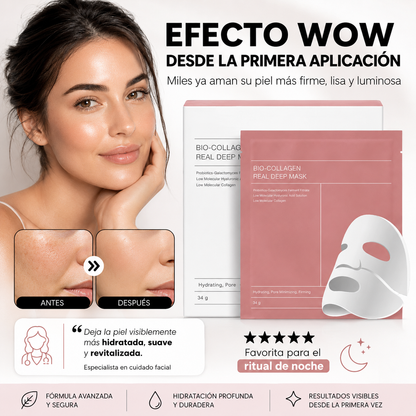 BIO-COLLAGEN - No es una mascarilla más. Es colágeno puro en forma de gel (pack 5 ud)