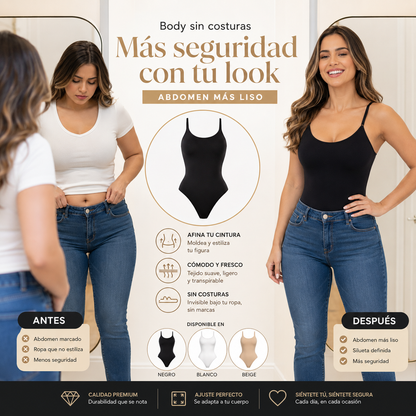 Body Moldeador Sin Costuras — La ropa interior que nadie sabe que llevas